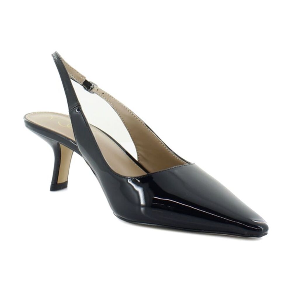 Sam Edelman Bianka Slingback Black Patent 8 Wide